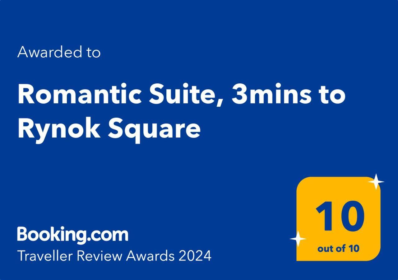 Romantic Suite, 3Mins To Rynok Square Leópolis Exterior foto